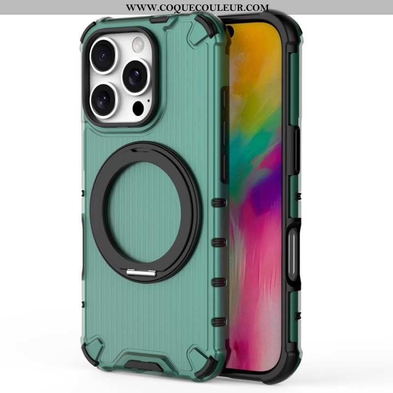 Coque iPhone 16 Pro Max Magnétique Support Rotatif