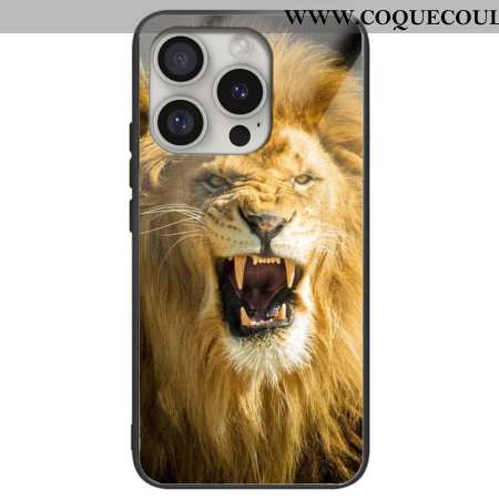 Coque iPhone 16 Pro Max Verre Trempé Lion