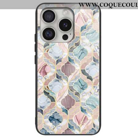 Coque iPhone 16 Pro Max Verre Trempé Motif Imprimé