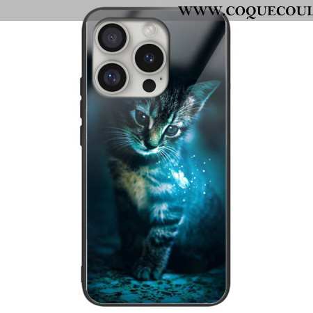 Coque iPhone 16 Pro Max Verre Trempé Chat