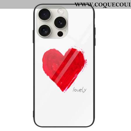 Coque iPhone 16 Pro Max Verre Trempé Lovely