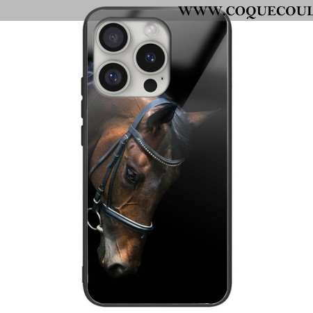 Coque iPhone 16 Pro Max Verre Trempé Tête de Cheval