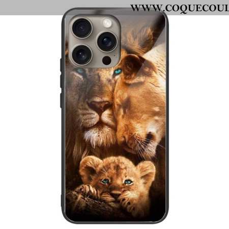 Coque iPhone 16 Pro Max Verre Trempé Lions