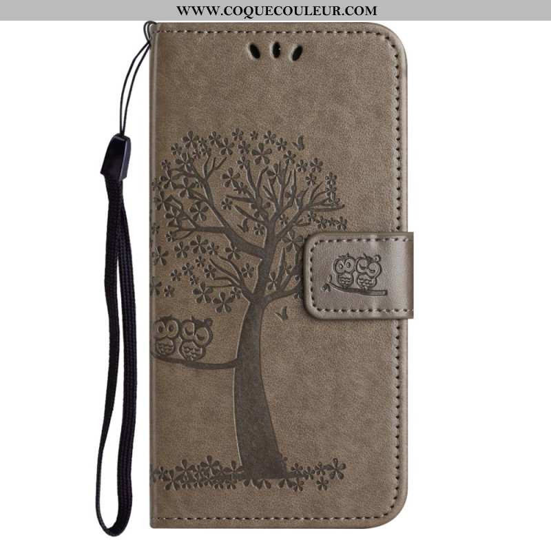 Housse iPhone 16 Pro Max Chouette et Arbre