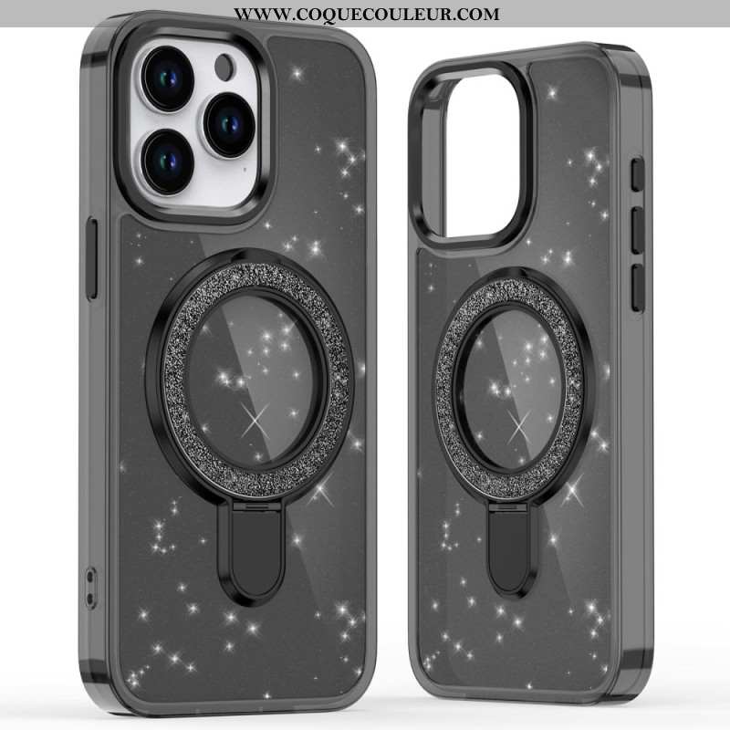 Coque iPhone 16 Pro Max Hybride aPaillettes