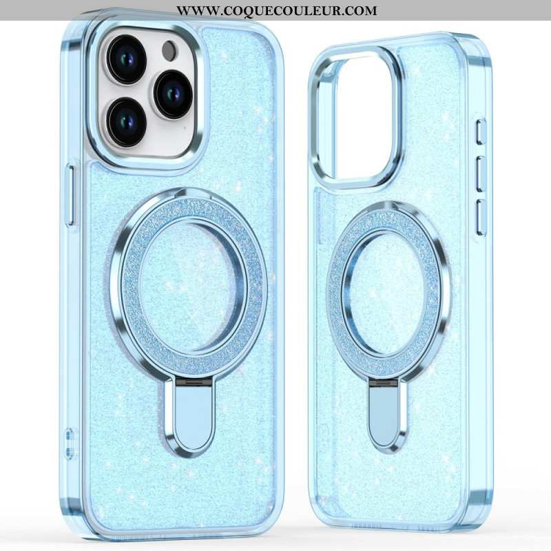 Coque iPhone 16 Pro Max Hybride aPaillettes