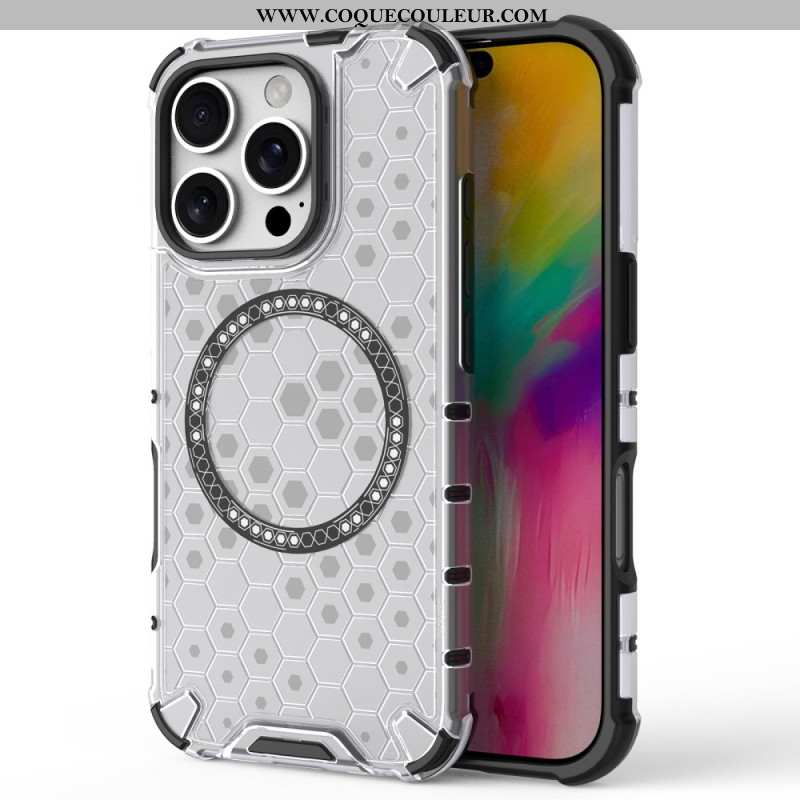 Coque iPhone 16 Pro Max Magnétique Nid d'Abeille