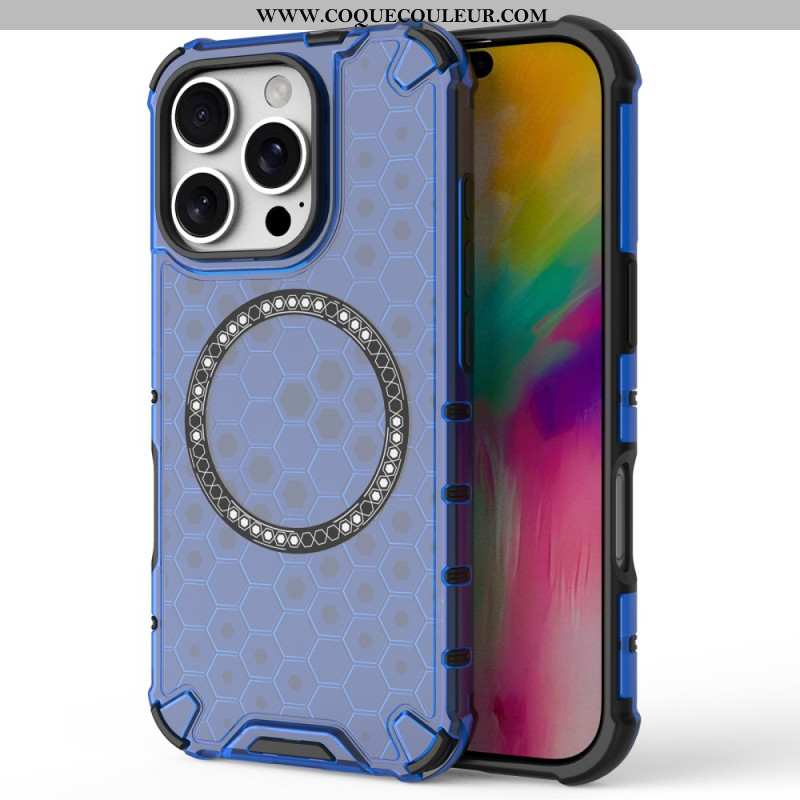 Coque iPhone 16 Pro Max Magnétique Nid d'Abeille