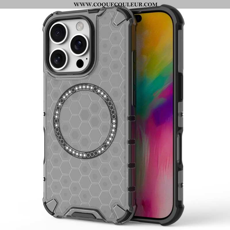 Coque iPhone 16 Pro Max Magnétique Nid d'Abeille