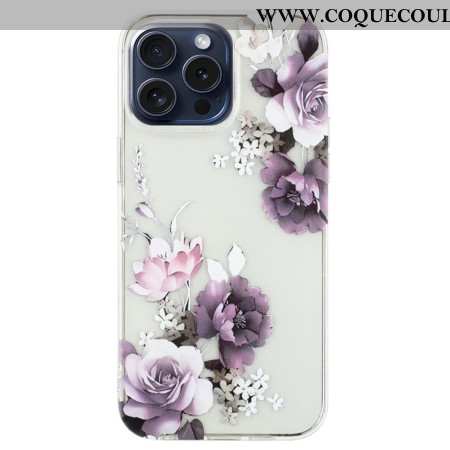 Coque iPhone 16 Pro Max Pivoines