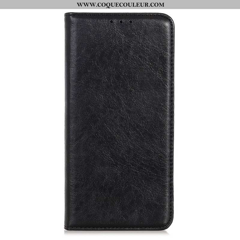 Flip Cover iPhone 16 Pro Max Cuir Fendu