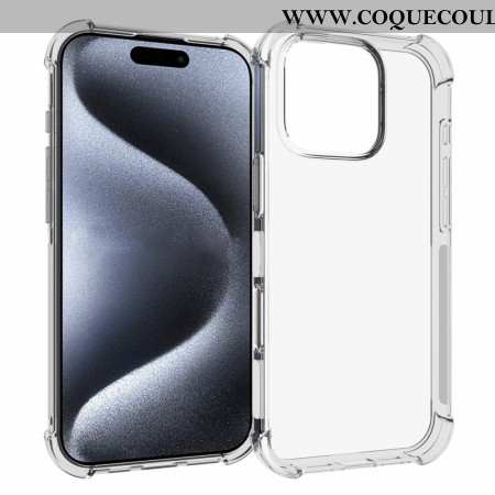 Coque iPhone 16 Pro Transparente Coins Renforcés Antidérapante