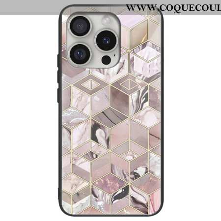 Coques iPhone 16 Pro Verre Trempé Blocs Marbre