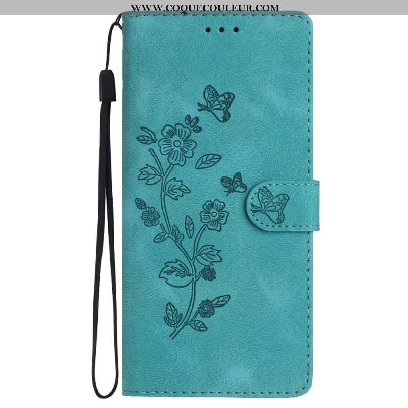 Housse iPhone 16 Pro Impression Motif Floral