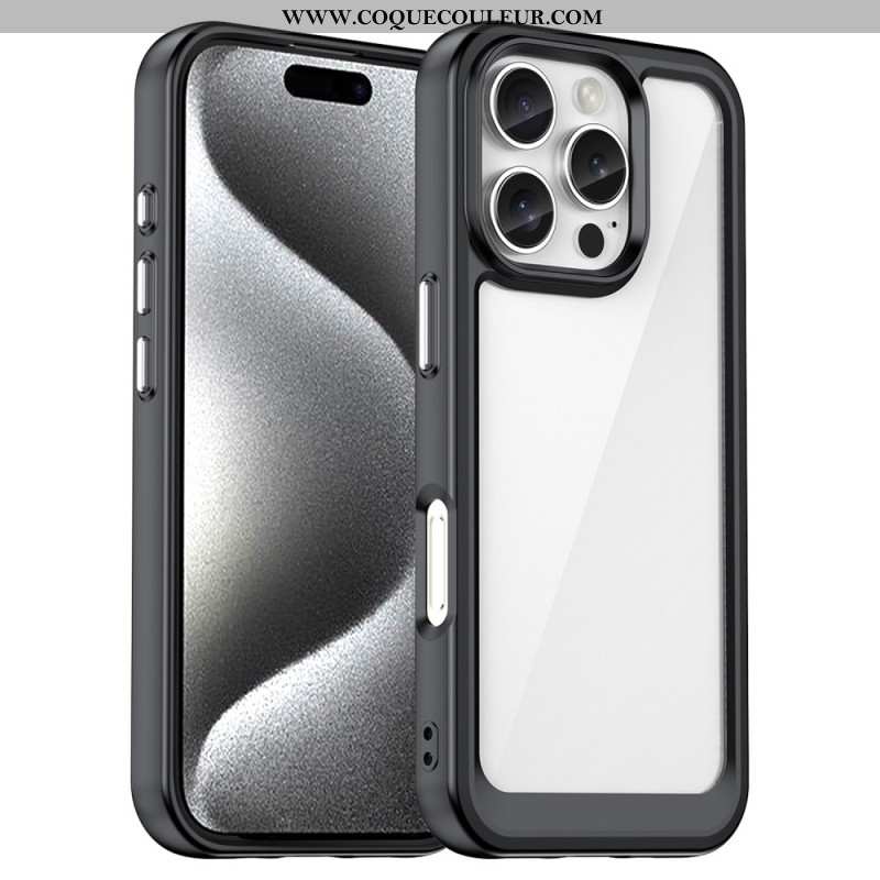 Coque iPhone 16 Pro Acrylique et Silicone