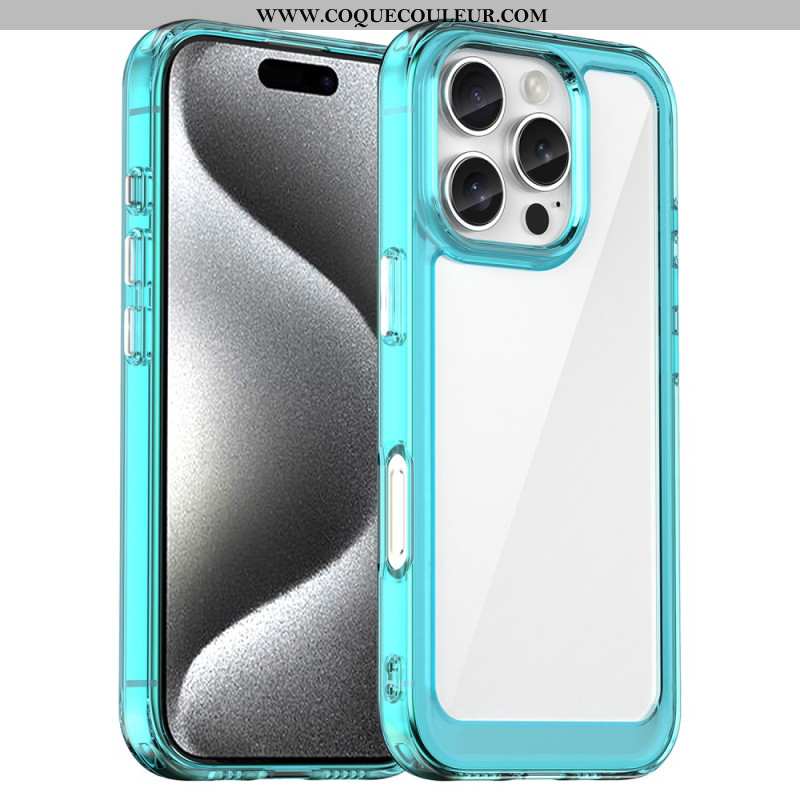 Coque iPhone 16 Pro Acrylique et Silicone