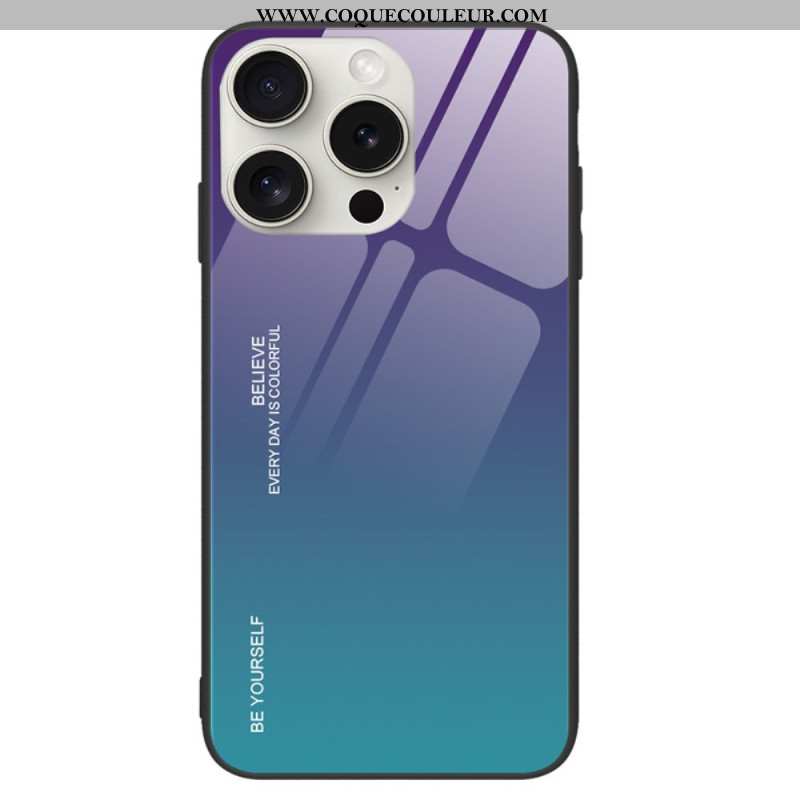 Coque iPhone 16 Pro Verre Trempé Be Yourself