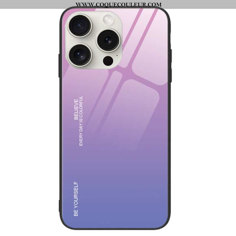 Coque iPhone 16 Pro Verre Trempé Be Yourself