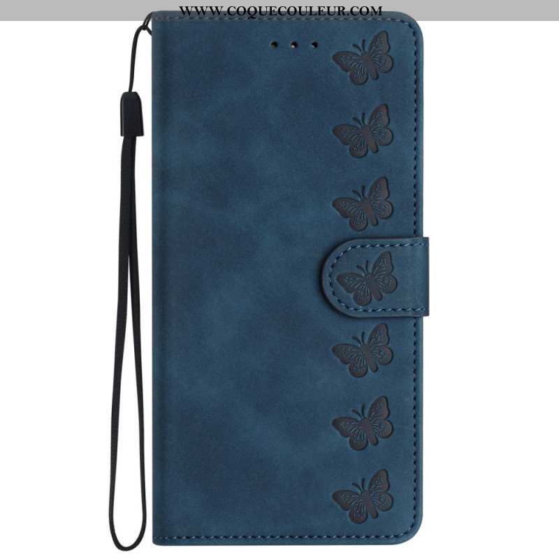 Housse iPhone 16 Pro Frise Papillons