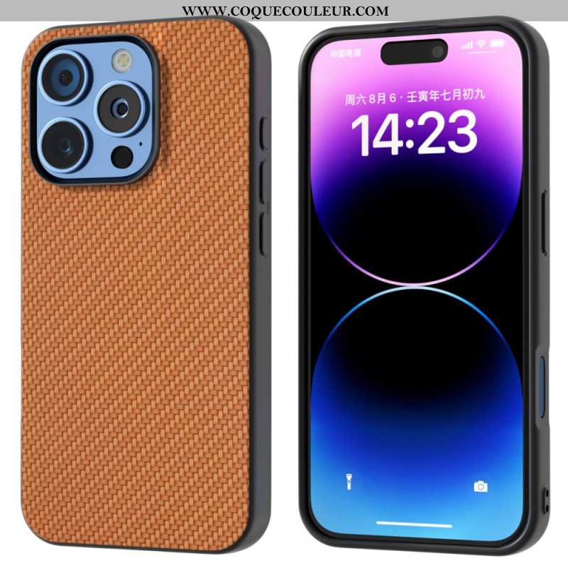 Coque iPhone 16 Pro Fibre Carbone ABEEL