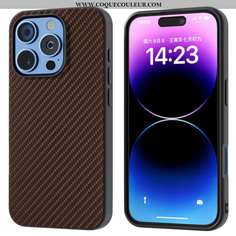 Coque iPhone 16 Pro Fibre Carbone ABEEL