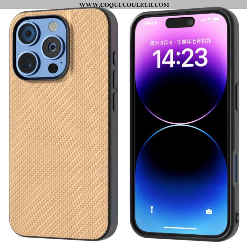 Coque iPhone 16 Pro Fibre Carbone ABEEL