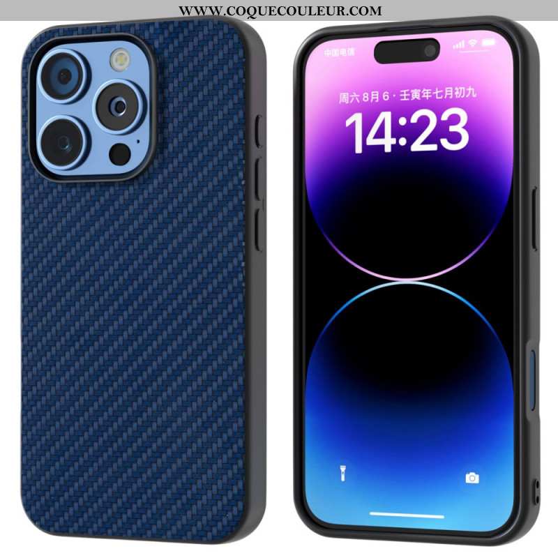 Coque iPhone 16 Pro Fibre Carbone ABEEL