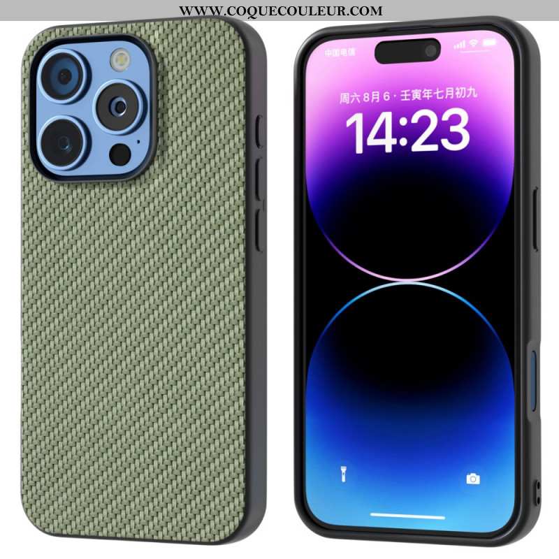 Coque iPhone 16 Pro Fibre Carbone ABEEL