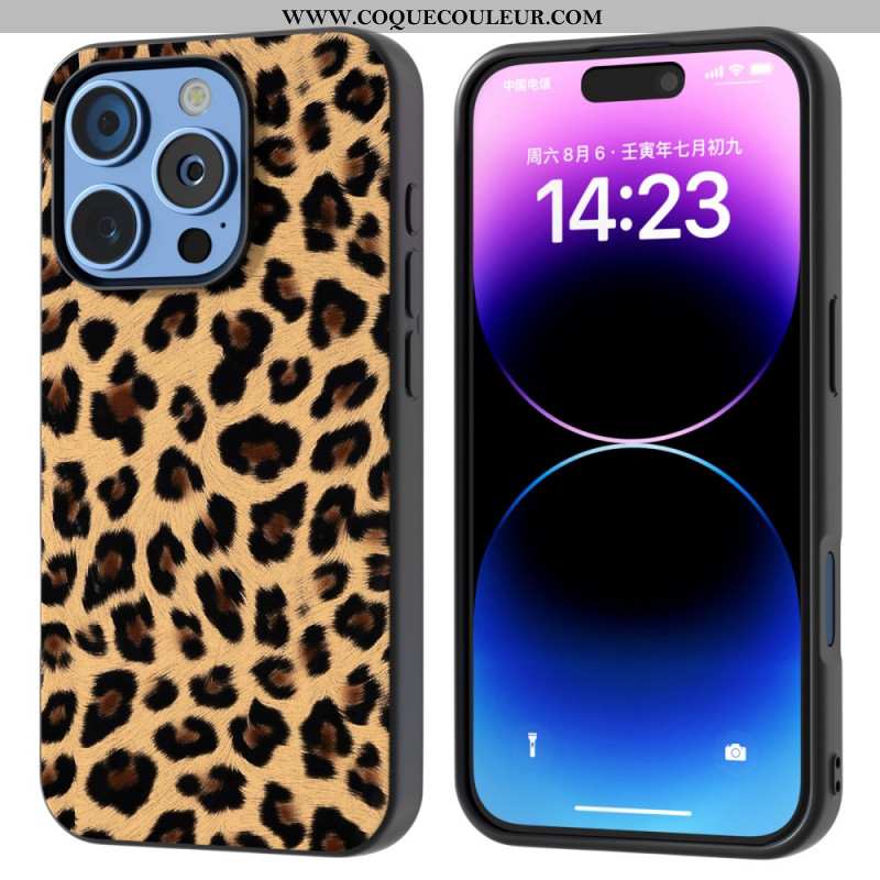 Coque iPhone 16 Pro Léopard ABEEL