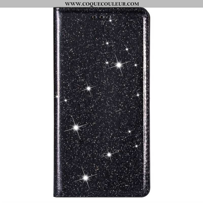 Flip Cover iPhone 16 Pro Paillettes