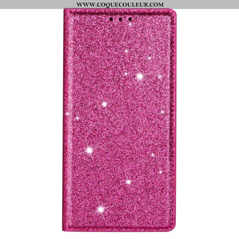 Flip Cover iPhone 16 Pro Paillettes