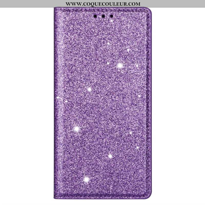 Flip Cover iPhone 16 Pro Paillettes