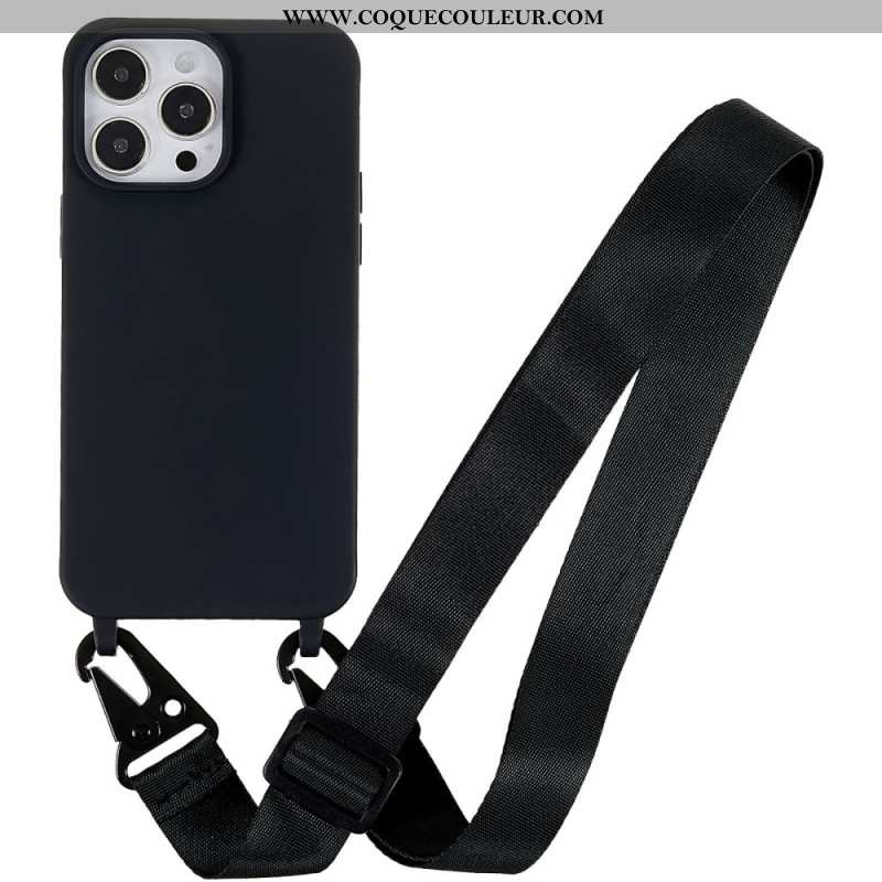 Coque iPhone 16 Pro Lanière Ajustable