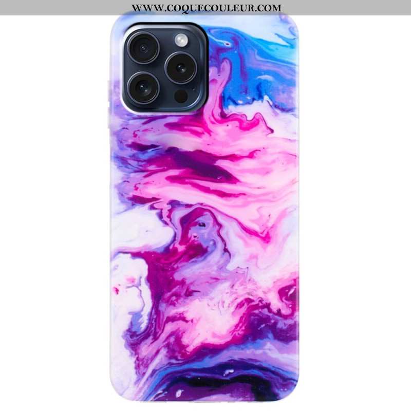 Coque iPhone 16 Pro Motif Marbré