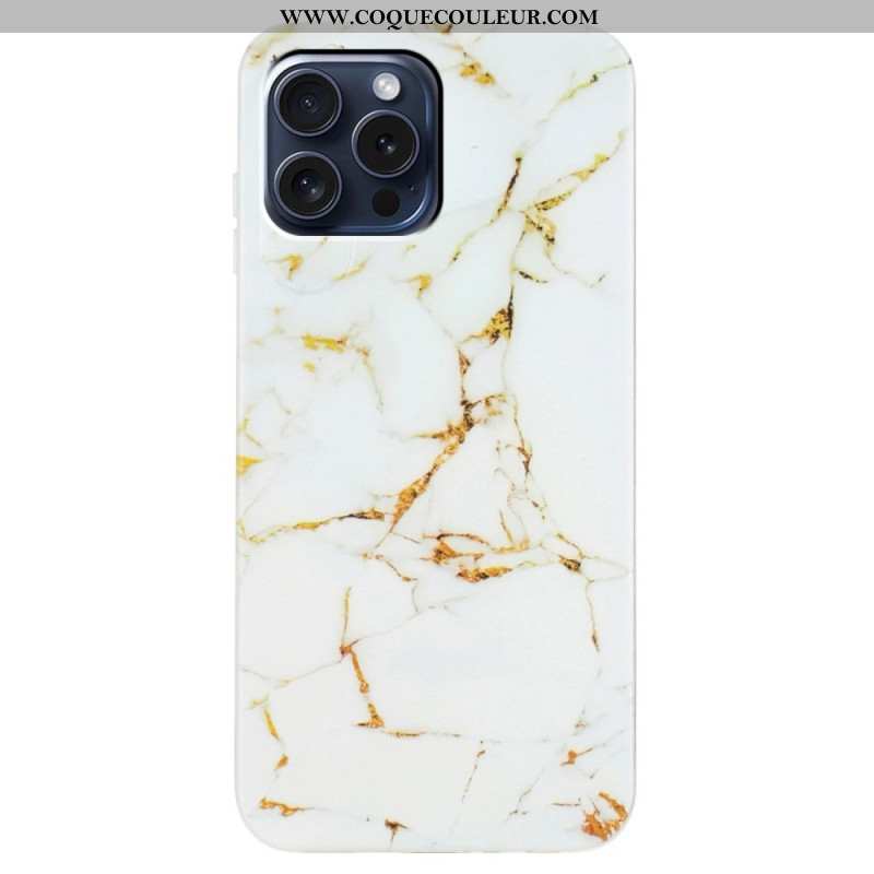 Coque iPhone 16 Pro Motif Marbré