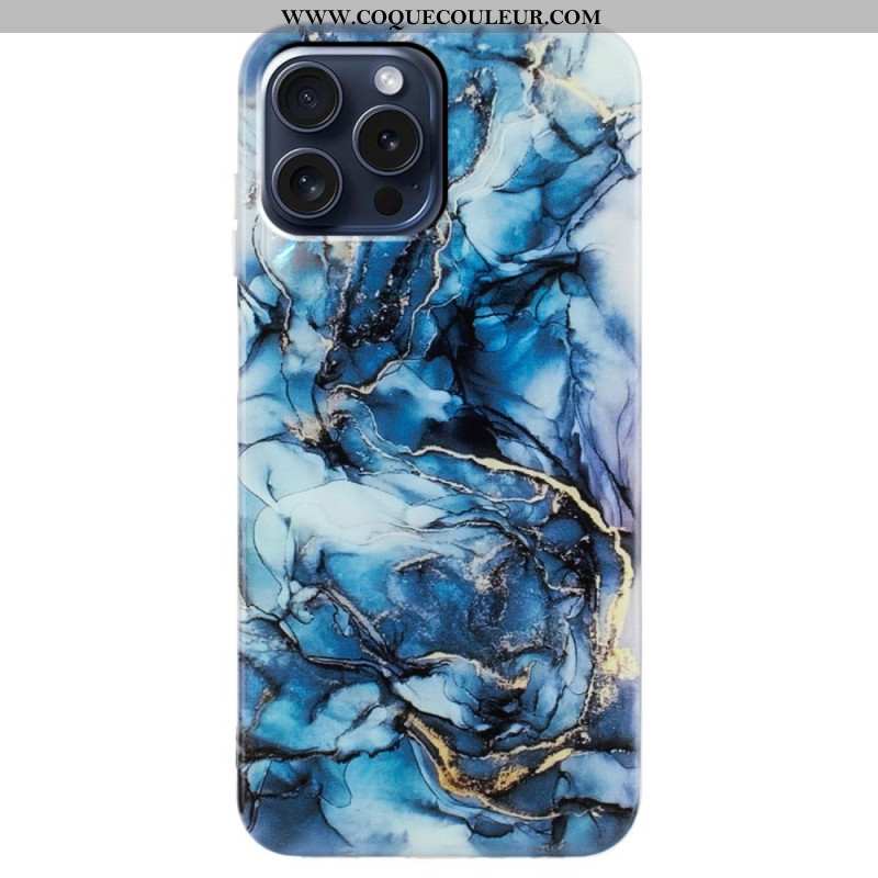 Coque iPhone 16 Pro Motif Marbré