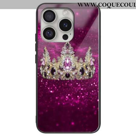 Coque iPhone 16 Pro Verre Trempé Couronne Royale