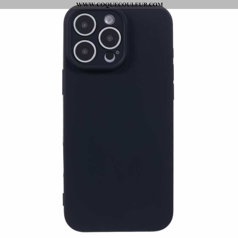 Coque iPhone 16 Pro Silicone avec Doublure en Fibre