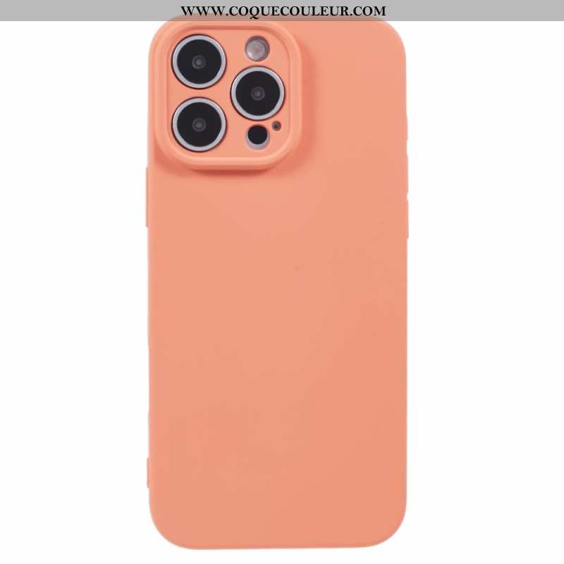 Coque iPhone 16 Pro Silicone avec Doublure en Fibre