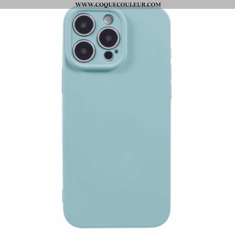 Coque iPhone 16 Pro Silicone avec Doublure en Fibre