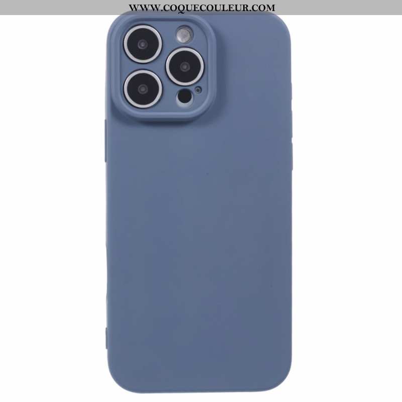 Coque iPhone 16 Pro Silicone avec Doublure en Fibre