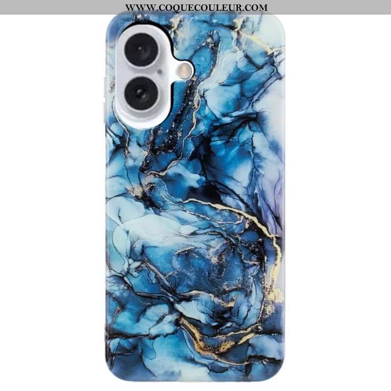 Coque iPhone 16 Motif Marbré