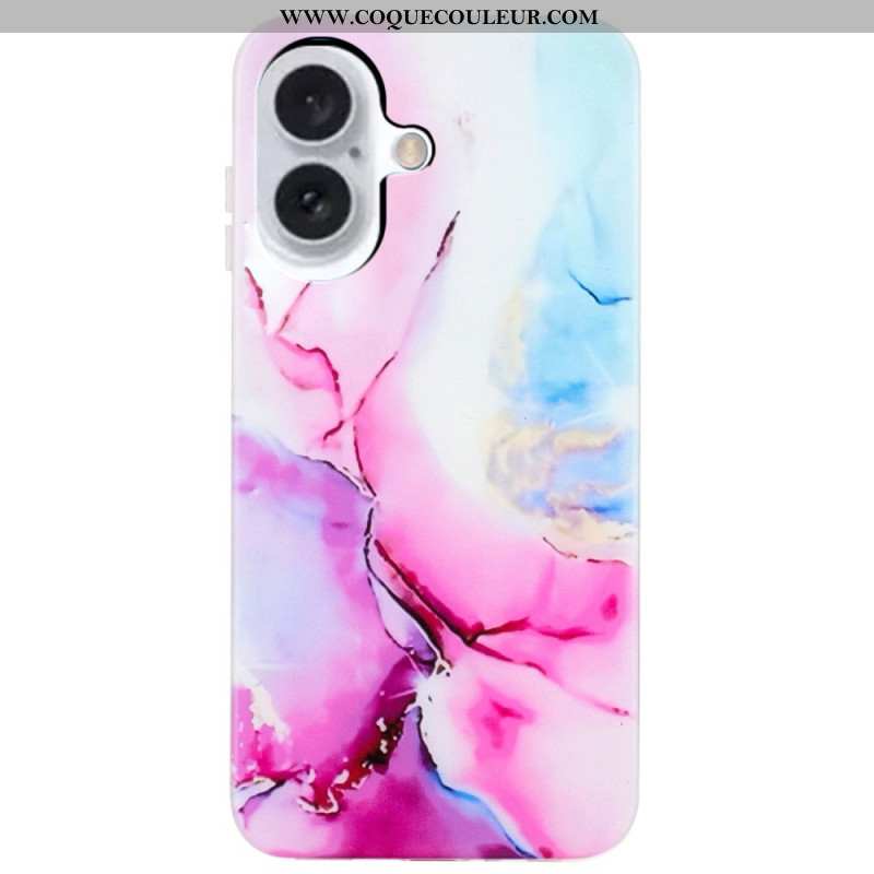 Coque iPhone 16 Motif Marbré