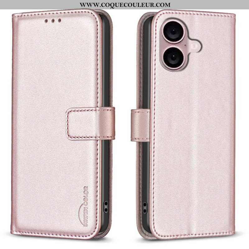 Housse iPhone 16 Anti-Rayures BINFEN COLOR