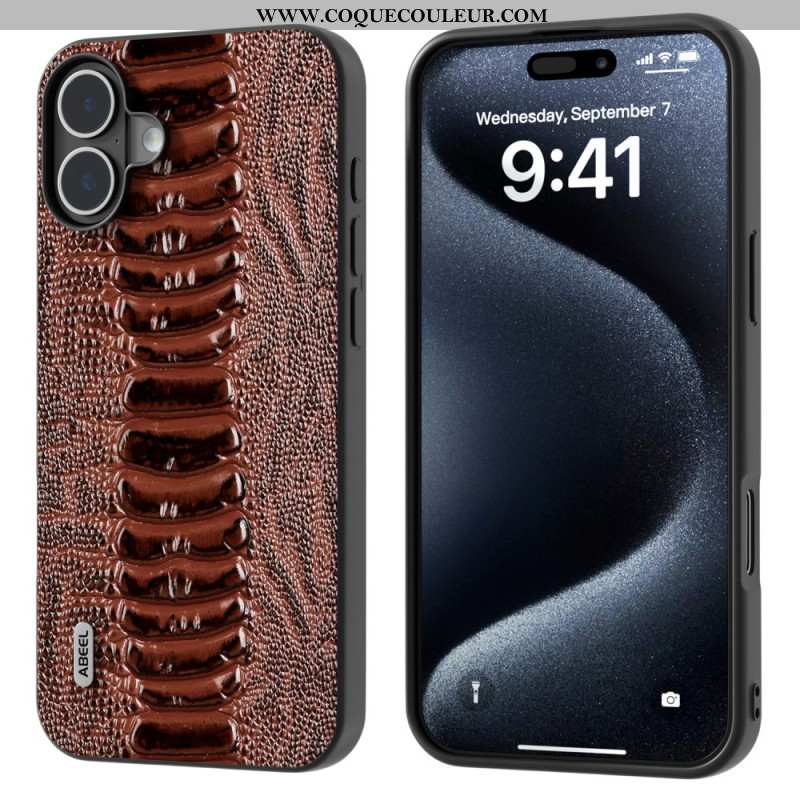 Coque iPhone 16 Style Crocodile