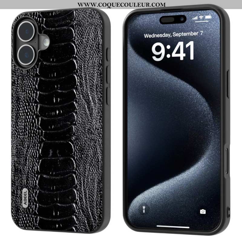 Coque iPhone 16 Style Crocodile