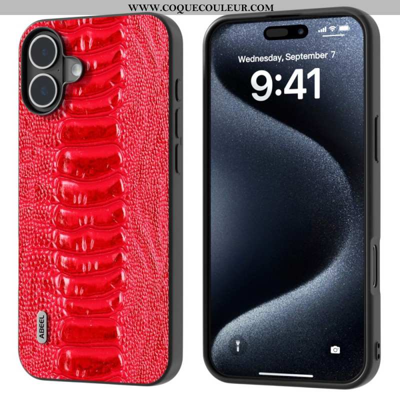 Coque iPhone 16 Style Crocodile