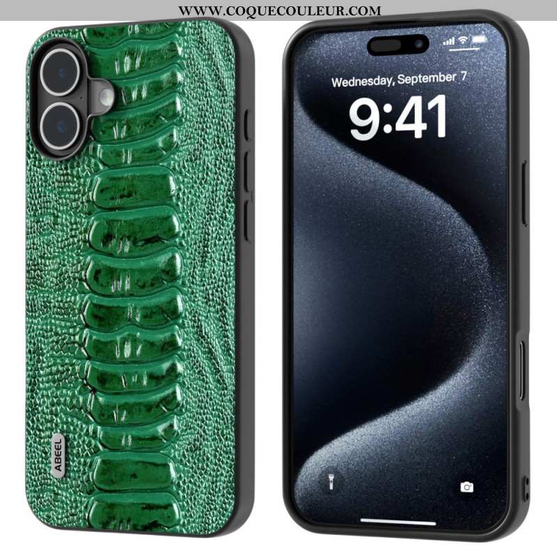 Coque iPhone 16 Style Crocodile