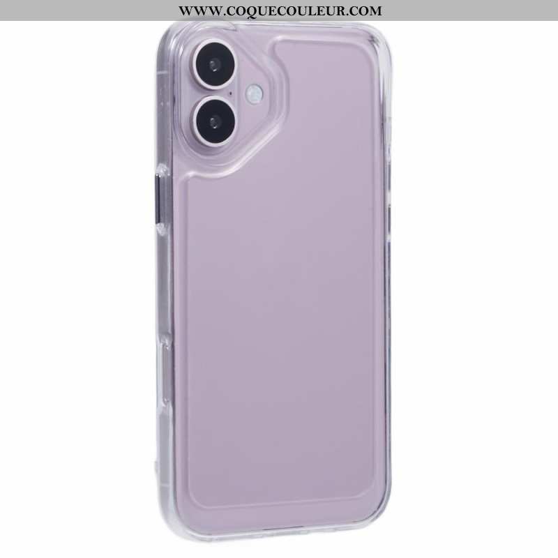 Coque iPhone 16 Hybride Transparente