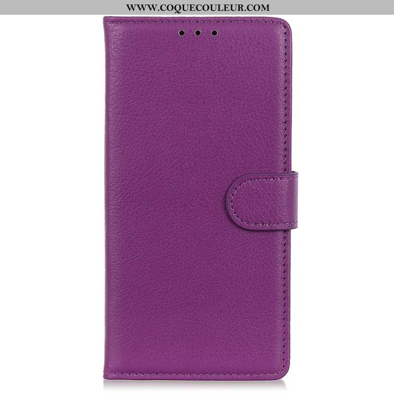 Housse iPhone 16 Simili Cuir Traditionnel